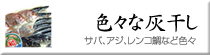 色々な灰干し「干物」のお魚